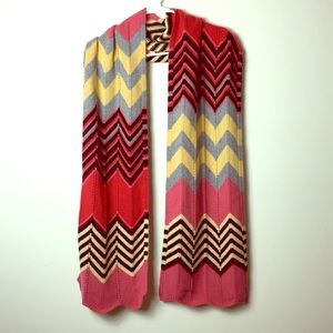 Nordstrom Accessories - Cashmere scarf zig zag knit multi color Nordstrom Accessories - Cashmere scarf zig zag knit multi color